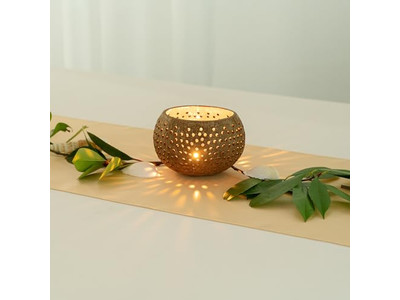 Ciotola di Cocco Spedizione Gratuita Bianco Laccato Naturale Jumbo Set Lucidato