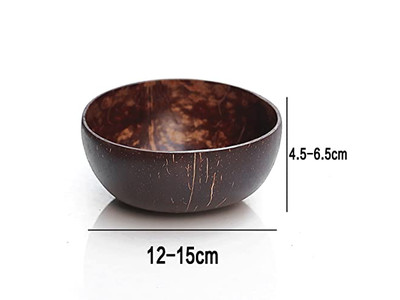 Ciotola di Cocco con Coperchio Cucchiaio di Legno e Ciotola Ciotole di Acai Cucchiai Grande Insalata 10 Pezzi