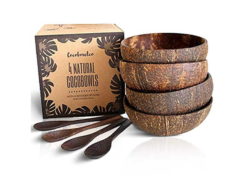 Ciotola per Zuppa di Cocco Logo Barattolo Ciotole Baby Bali Boho Set All'ingrosso 11Cm