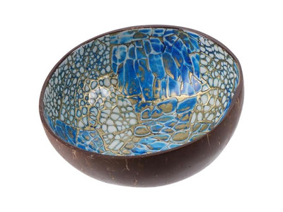 Ciotola di Resina con Guscio di Legno Personalizzata Decorativa