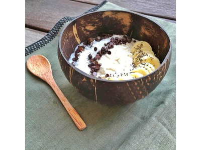 Ciotola di Pasta Oval 20 Pollici Personalizzata Ciotole di Cocco Fondo Piatto Logo Personalizzato