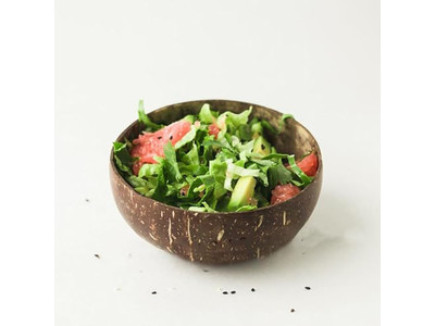 Ciotola di Pasta Oval 20 Pollici Personalizzata Ciotole di Cocco Fondo Piatto Logo Personalizzato