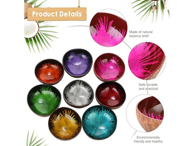 Ciotola con Cucchiaio Regalo Insalata Resina Legno Fabbricante Ciotole Laccate Vietnamite