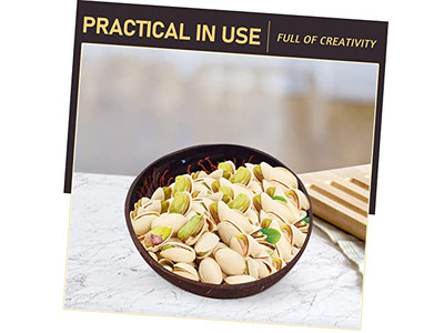 Ciotola di Cocco Deco Thailandia Eco-Friendly Guscio di Acacia Legno Biodegradabile