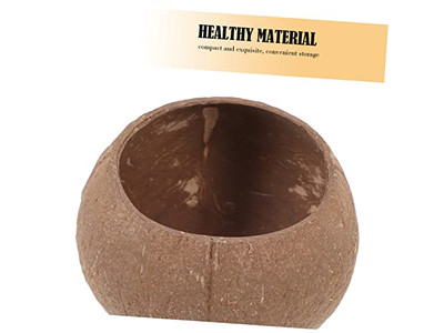 Imballaggio all'Ingrosso di Ciotole di Cocco per Bevande Realizzate da Set di 2 Ciotole