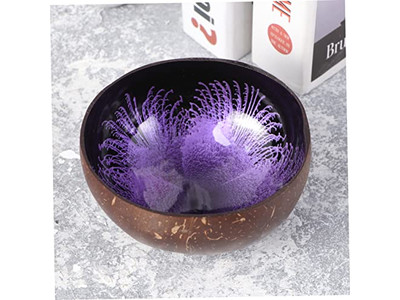 Ciotola di Cocco con Motivo per Insalate Ciotole Personalizzate di Alta Qualità