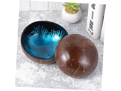 Ciotola di Cocco con Motivo per Insalate Ciotole Personalizzate di Alta Qualità