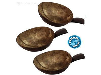 Ciotola di Cocco Artigianale in Guscio di Cocco Lucido