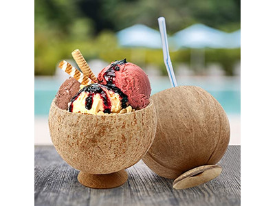 Prodotti di Cocco Snack Ciotole Cucchiaio Vietnam Grande Ciotola con Logo Personale