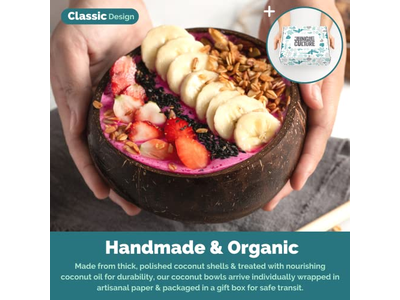 Ciotola di Cocco Ciotole di Cocco Cocunut Tazze di Cocco Guscio Candela Conservazione in Cucina