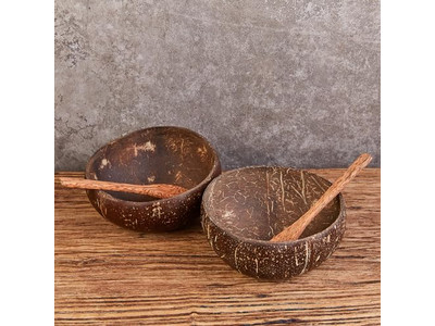 Ciotola di Cocco Multicolore Personalizzata Ciotole Uniche Candele Grandi Insalate per Mangiare