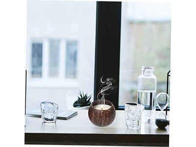 Ciotola di Cocco Vietnamita Candele di Natale Cera Creativa Ciotola Candele di Guscio di Cocco