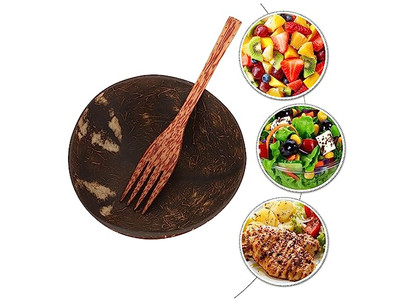 Ciotola di Cocco Vietnamita Eco Decorativa Guscio Ciotole di Bambù per Candele Artigianato